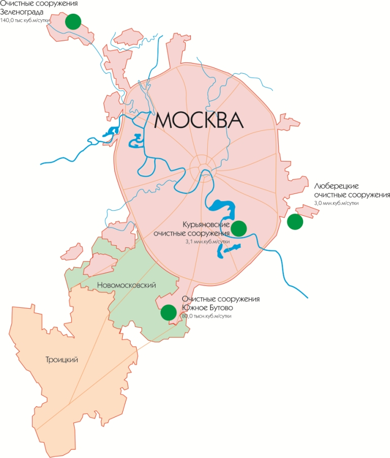 Где проходит канализация карта